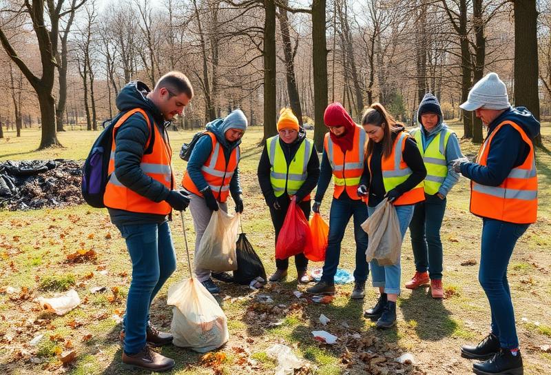 Community clean-up in Aarhus